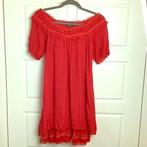 Urban Mango Off the Shoulder baby doll dress SzM.